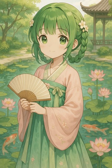 抖荫短视频动漫-古风少女